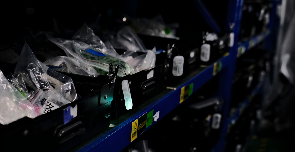 Electronic factory material warehouse